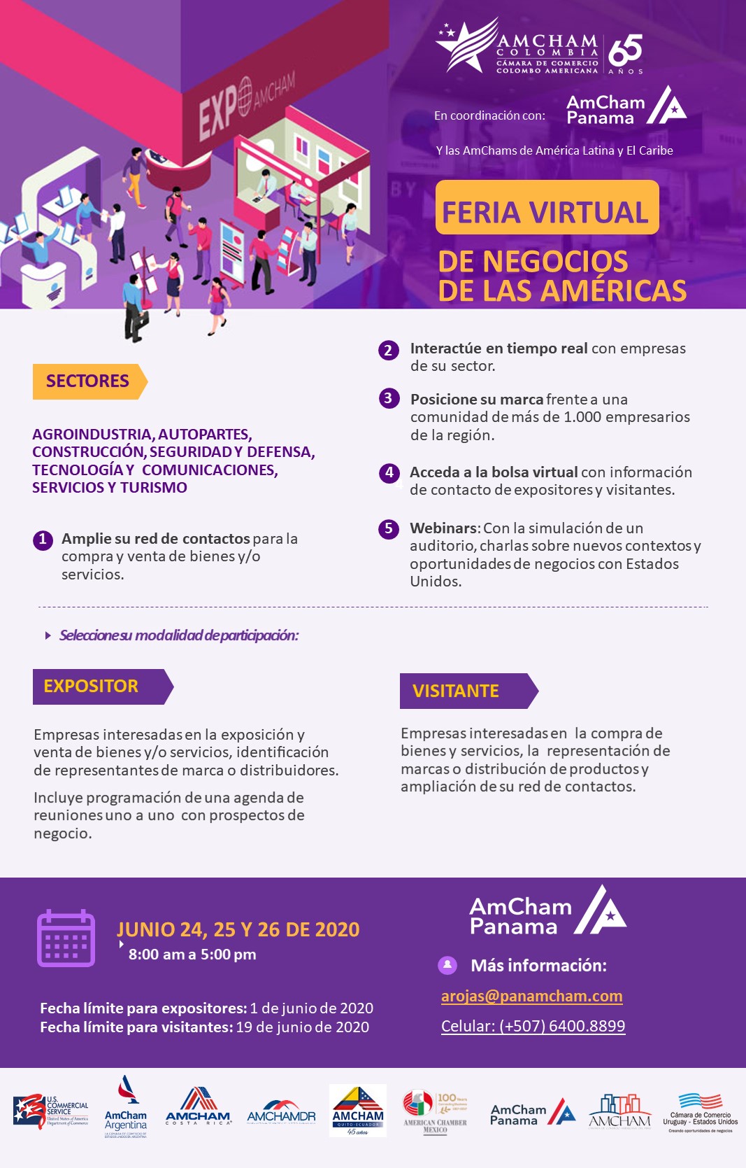 Feria Virtual de Negocios de las Américas Panamcham